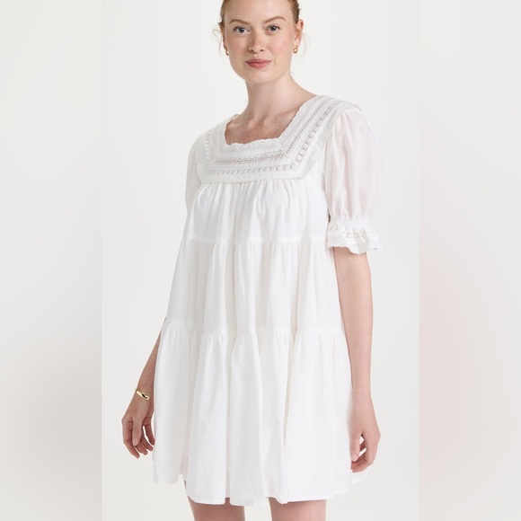 En Saison Bea Cotton Lace Baby Doll Dress S - Picture 1 of 9
